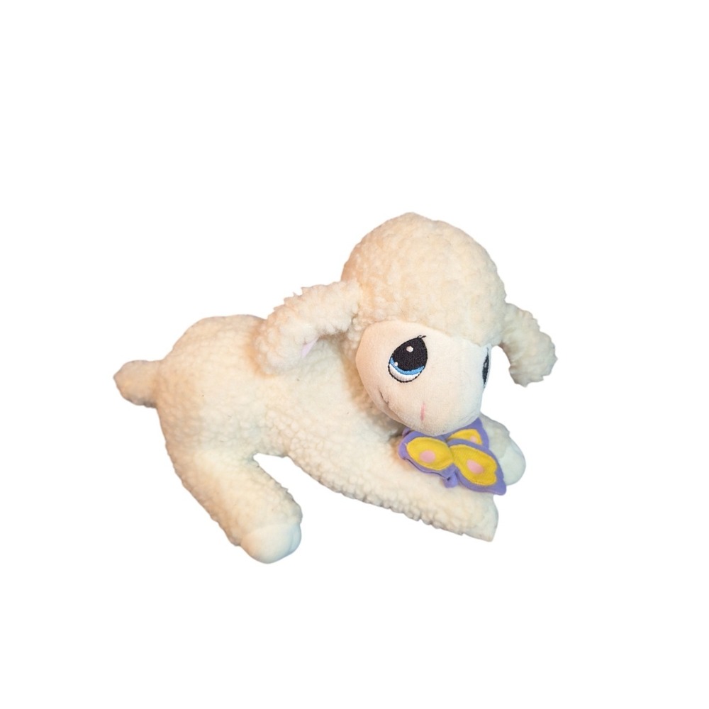 PRECIOUS MOMENTS LUV CARE 1999 SHEEP BABY LAMB MUSICAL PLUSH STUFFED ANIMAL TOY